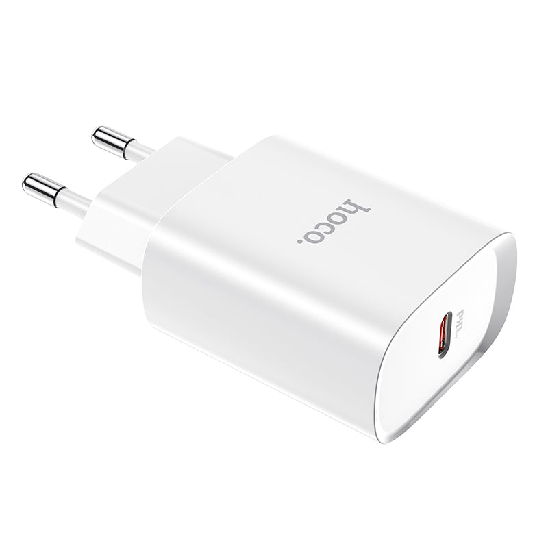 Nettverkslader HOCO N14, 20W, 3A, 1 x USB-C, hvit