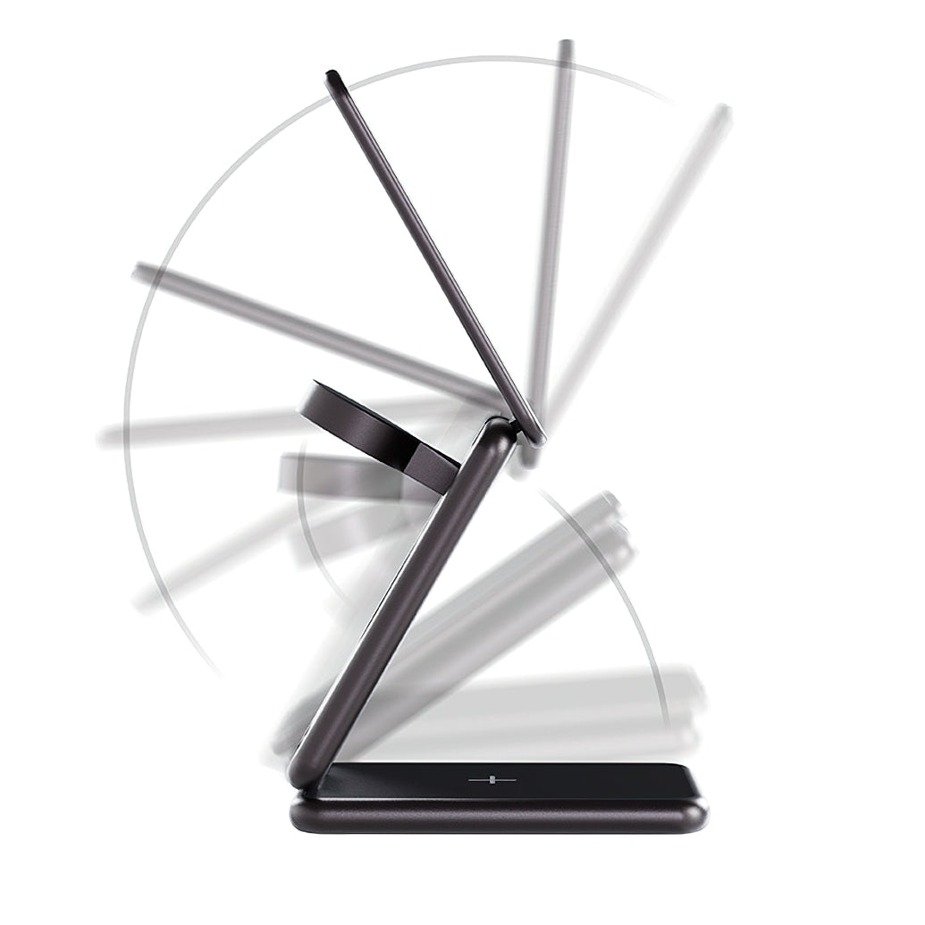 Trådløs Nettverkslader Allity. AWC-230-22WMS 3in1, 22.5W, 1.67A, Grå