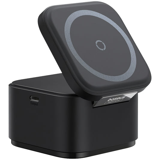 Baseus MagPro 2in1 trådløs nettverkslader, 25W, 1,67A, svart P10264100121-00