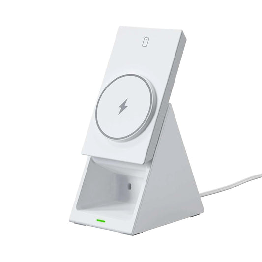Choetech T600 3in1 trådløs nettverkslader, 15W, 1,67A, hvit