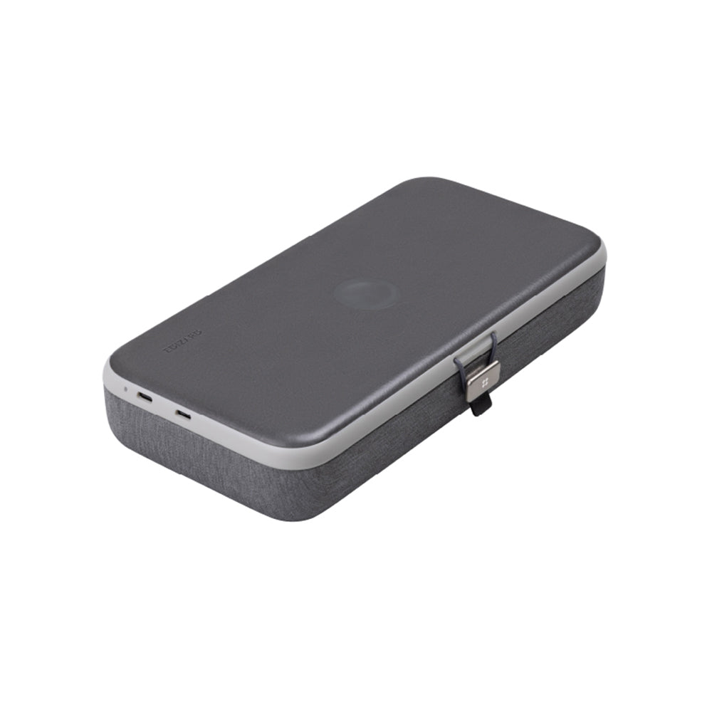 Trådløs Nettverkslader Edizard PowerCube 3in1, 65W, 3.25A, 1 x USB-C, Grå