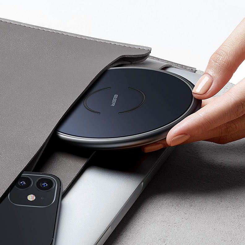 Trådløs Nettverkslader ESR Halolock, 10W, 1.1A, Blå