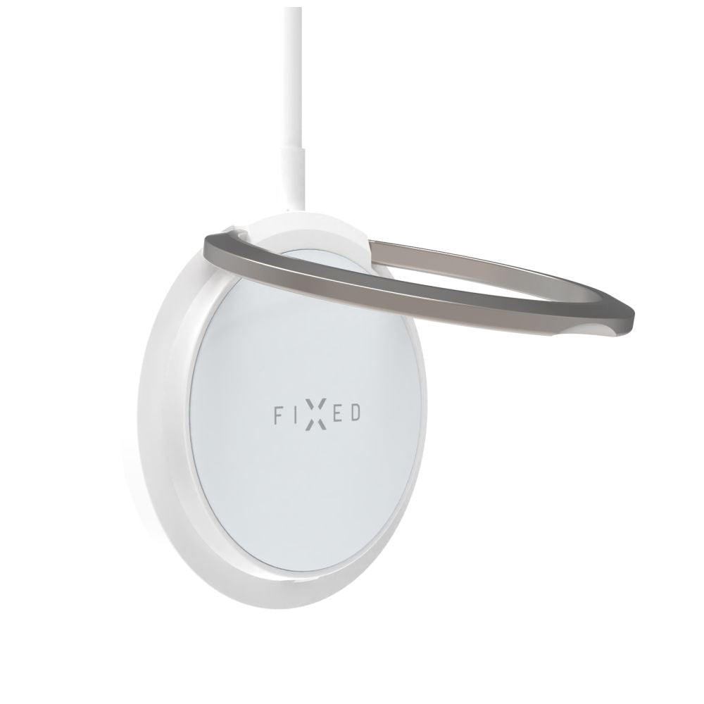 Trådløs Nettverkslader Fixed Ring, 15W, 1.67A, Hvit