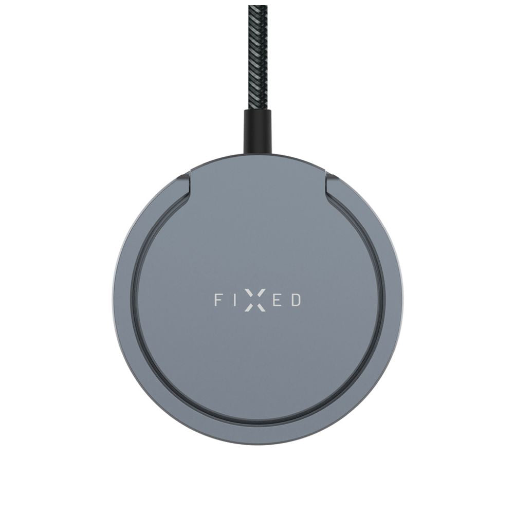 Trådløs Nettverkslader Fixed Ring, 15W, 1.67A, Grå