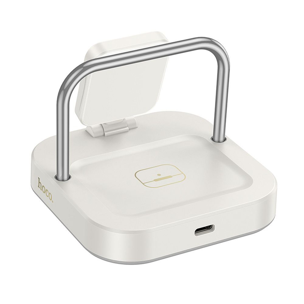 Trådløs Nettverkslader HOCO CQ16A 3i1, 15W, 1.67A, Hvit