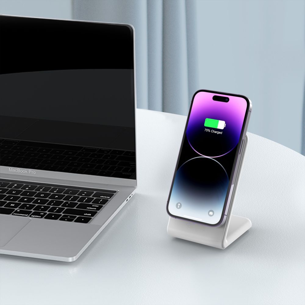 MagSafe Tech-Protect QI15W-A38, 15W, 1,67A, hvit