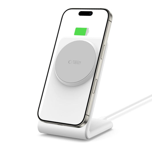 MagSafe Tech-Protect QI15W-A38, 15W, 1,67A, hvit
