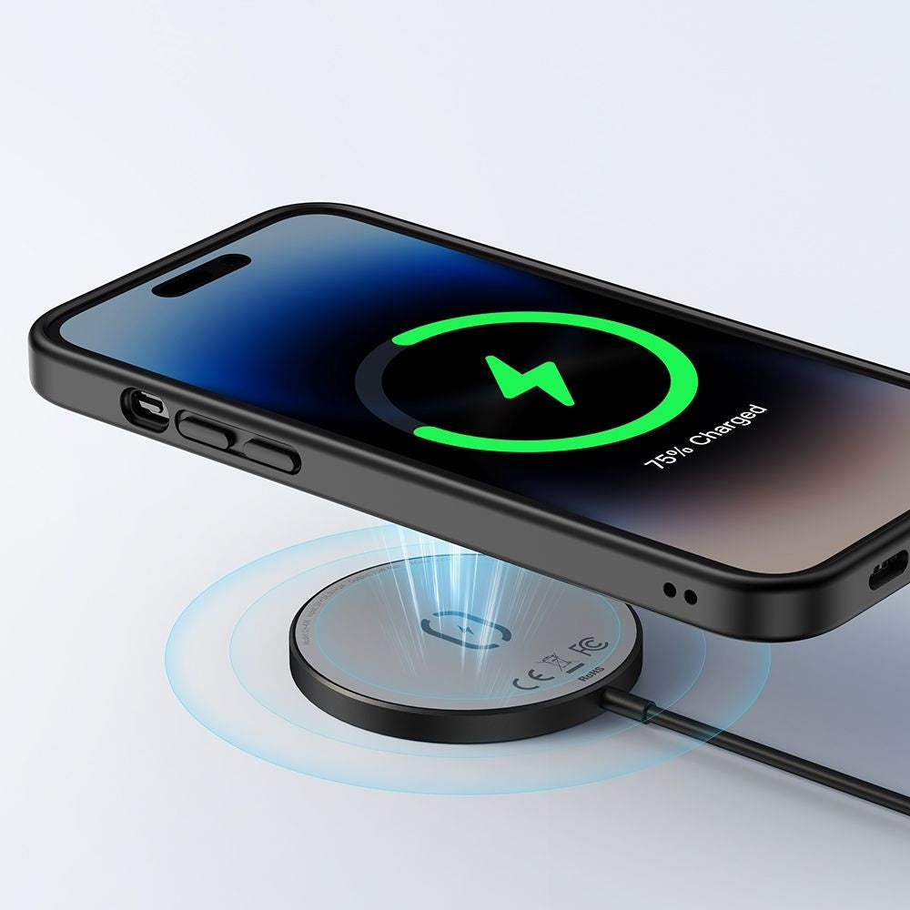 Trådløs Nettverkslader McDodo CH-4360 Moon, 15W, 1.67A, Svart