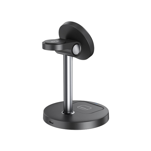 Trådløs Nettverkslader XO Design CX038 3in1, 15W, 1.67A, Svart