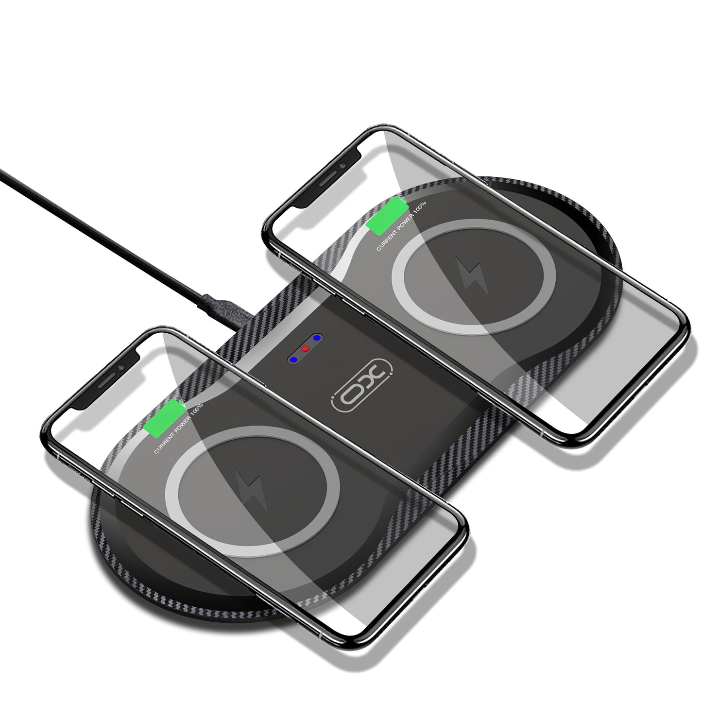Trådløs Nettverkslader XO Design WX026, 20W, 1.1A, Svart