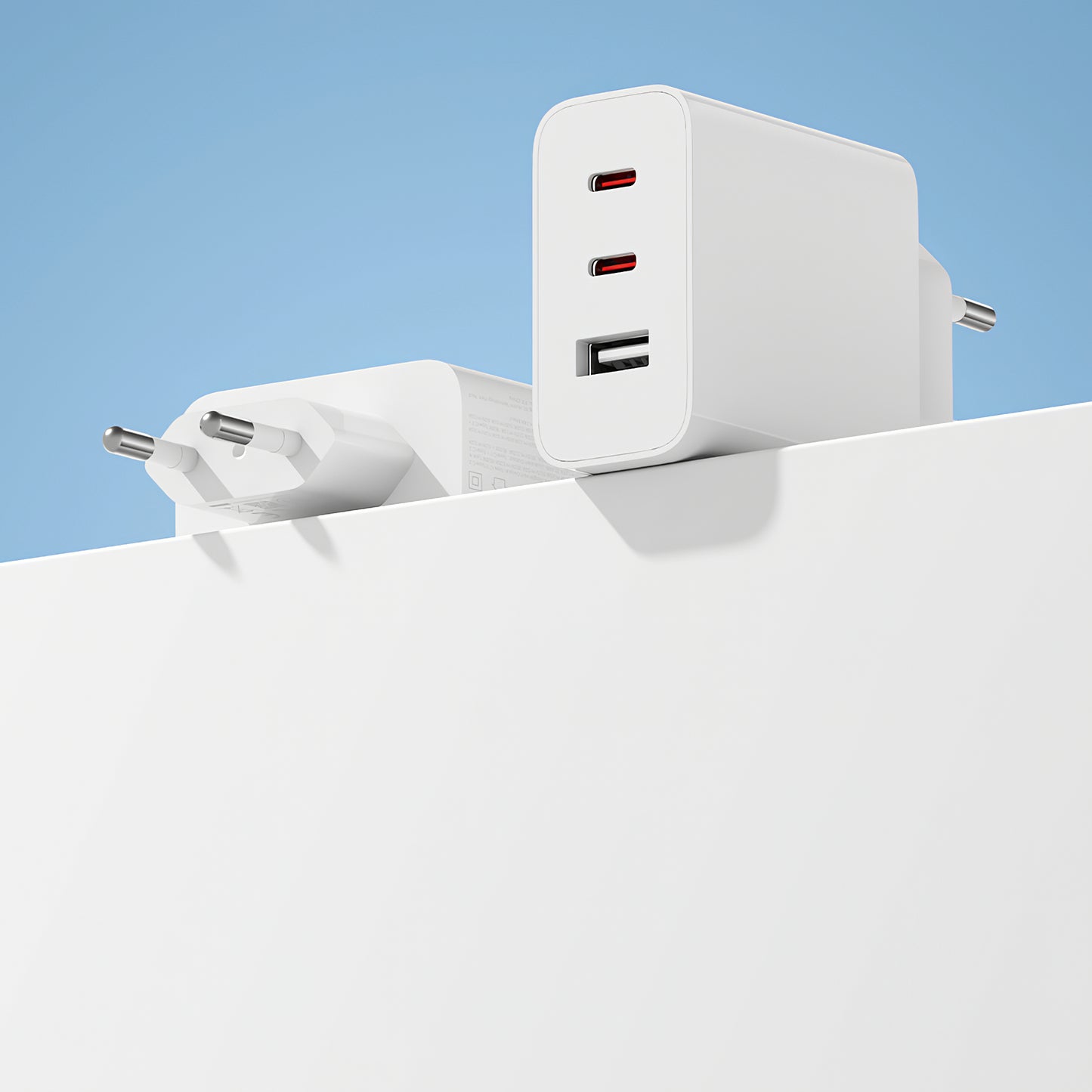 Xiaomi nettverkslader 2C1A GaN, 67W, 3A, 1 x USB-A - 2 x USB-C, hvit