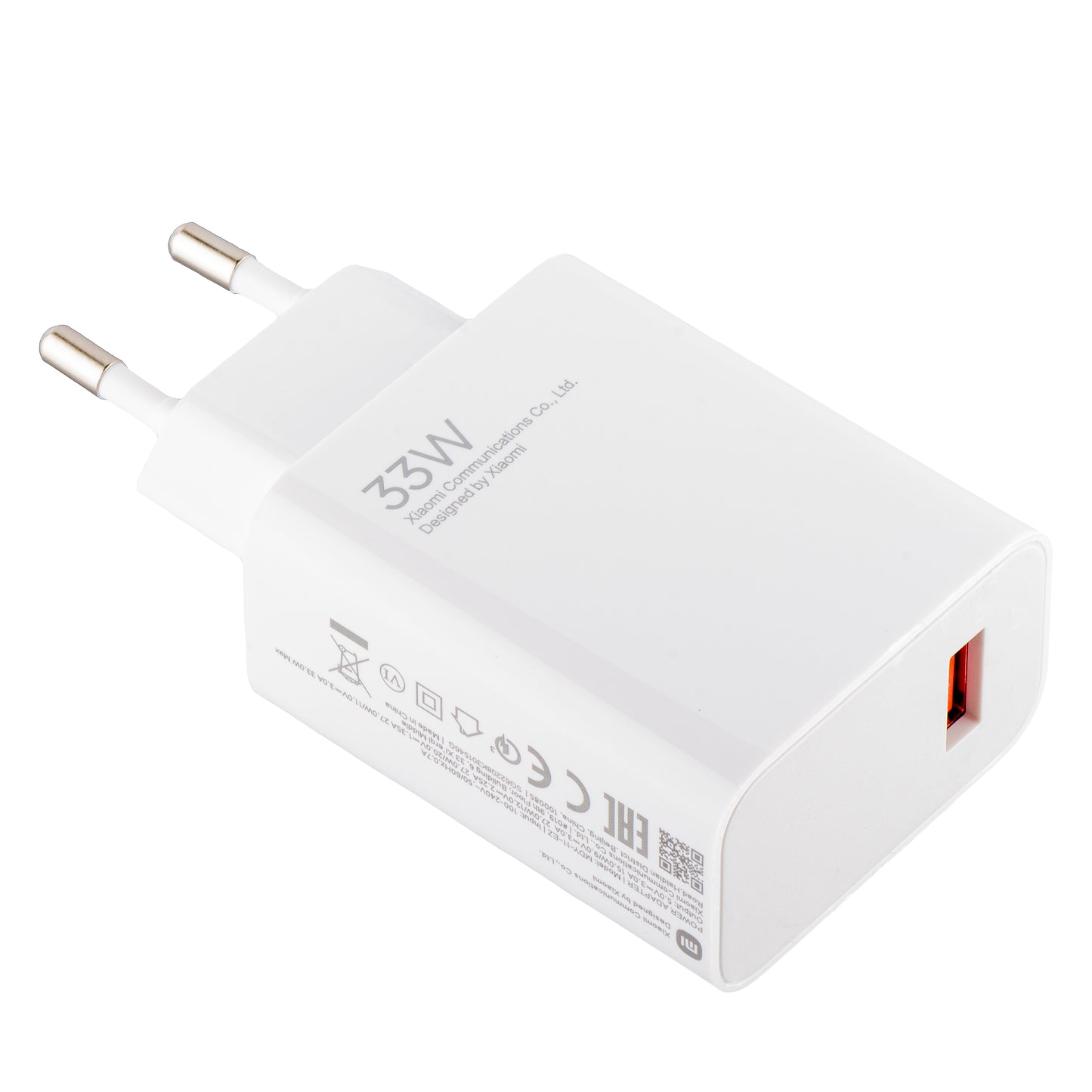 Xiaomi MDY-11EZ nettverkslader, 33W, 3A, 1 x USB-A, hvit