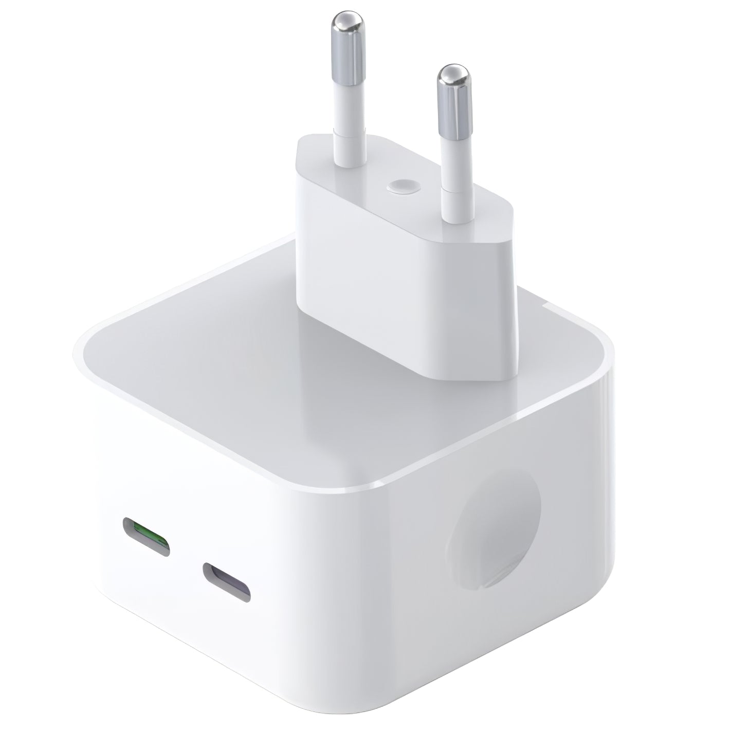 Nettlader XO Design L102, 35W, 3A, 2 x USB-C, Hvit
