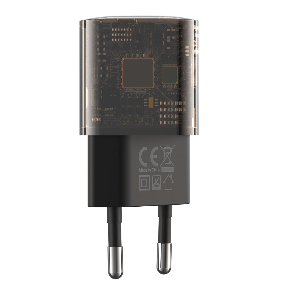 Nettlader XO Design CE05, 30W, 3A, 1 x USB-A - 1 x USB-C, Brun