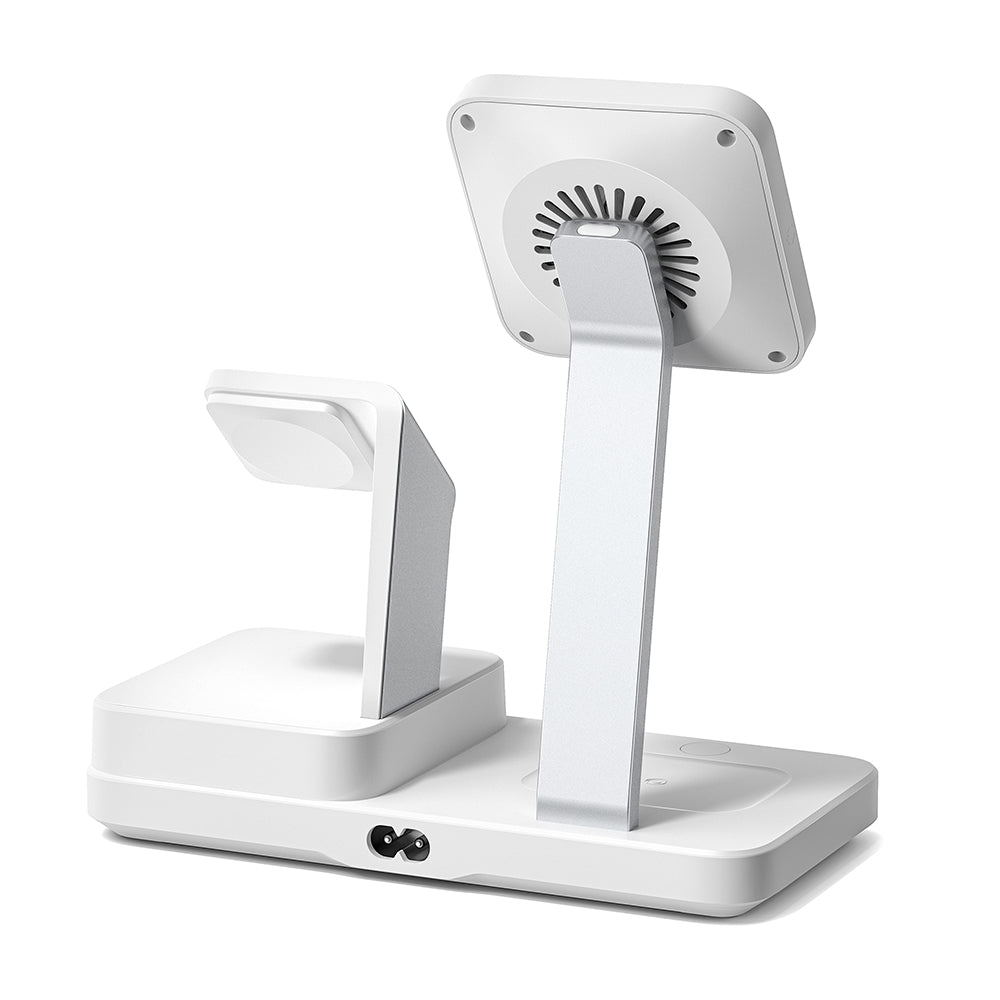 Ladestasjon ESR CryoBoost QI 6in1, 100W, 2 x USB-A - 1 x USB-C, Hvit