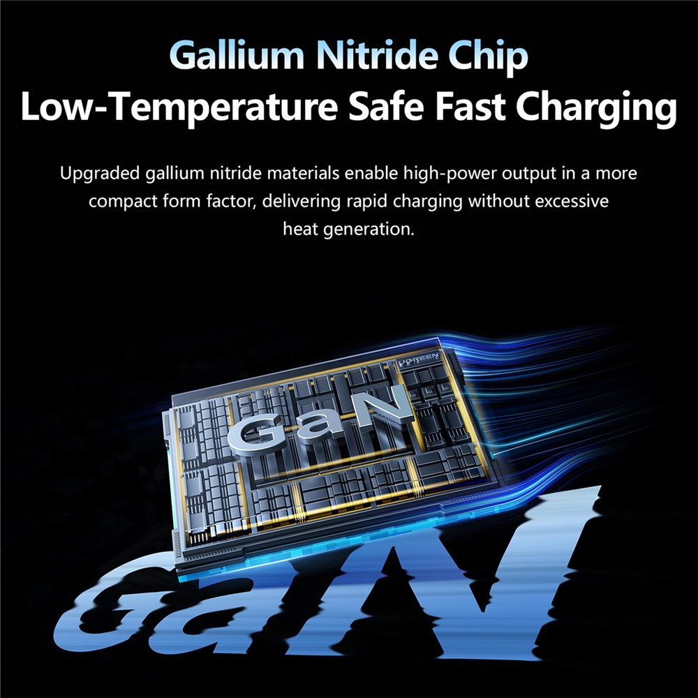OEM WLX-G3 Ladestasjon, 140W, 5A, 2 x USB-A - 4 x USB-C, Grå