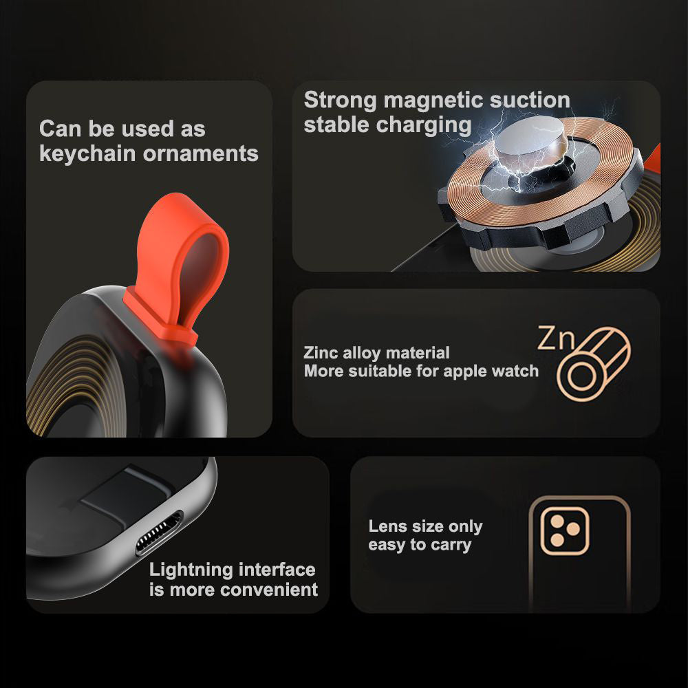 Trådløs Lader Lito LC03 for Apple Watch Series, Hvit