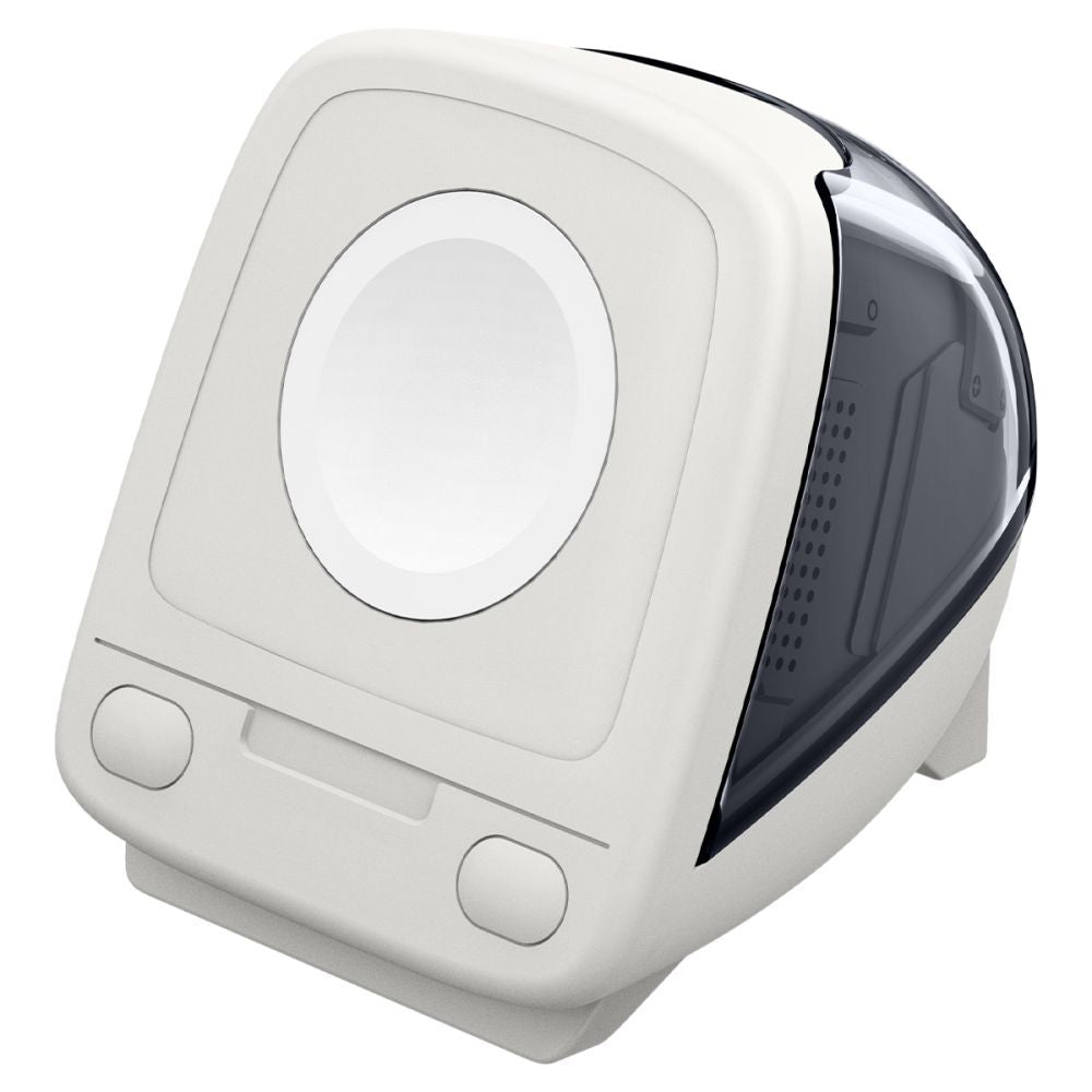Spigen C1 Classic-støtte for trådløs lader til Apple Watch Series, Grå AMP09340