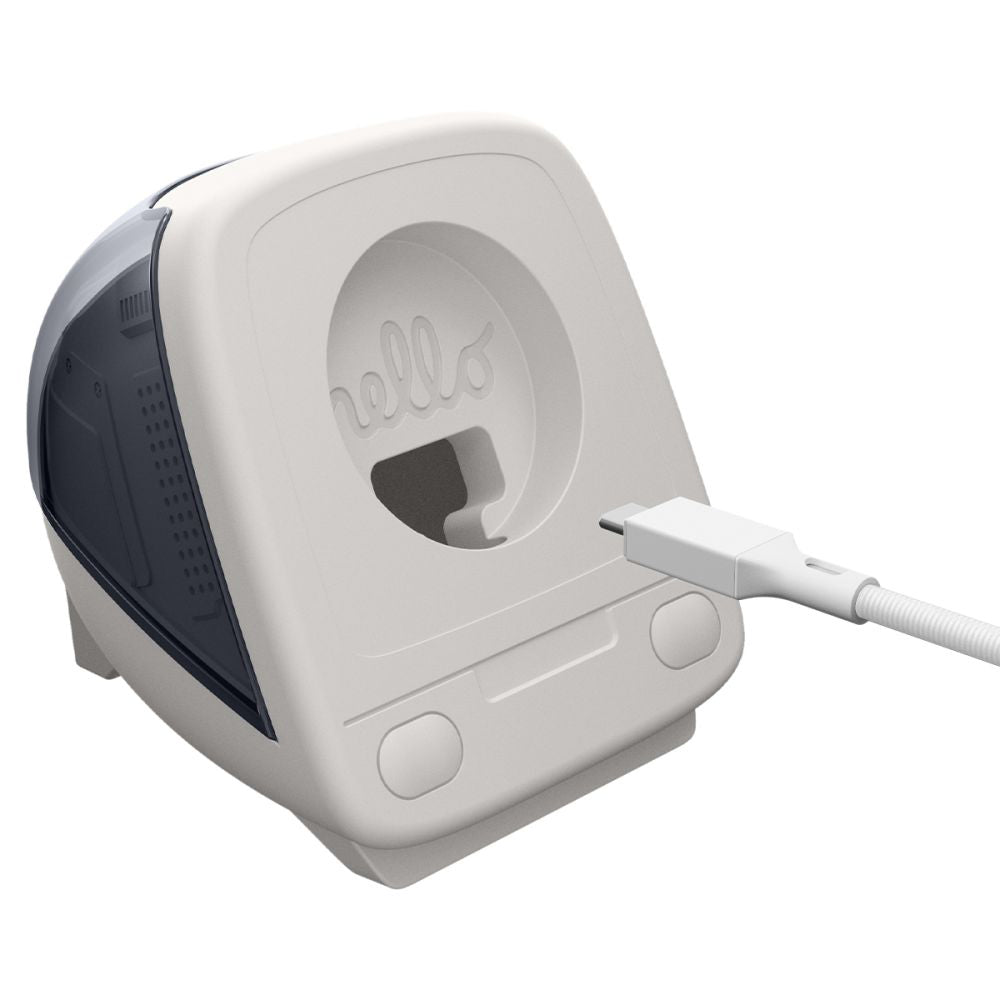 Spigen C1 Classic-støtte for trådløs lader til Apple Watch Series, Grå AMP09340