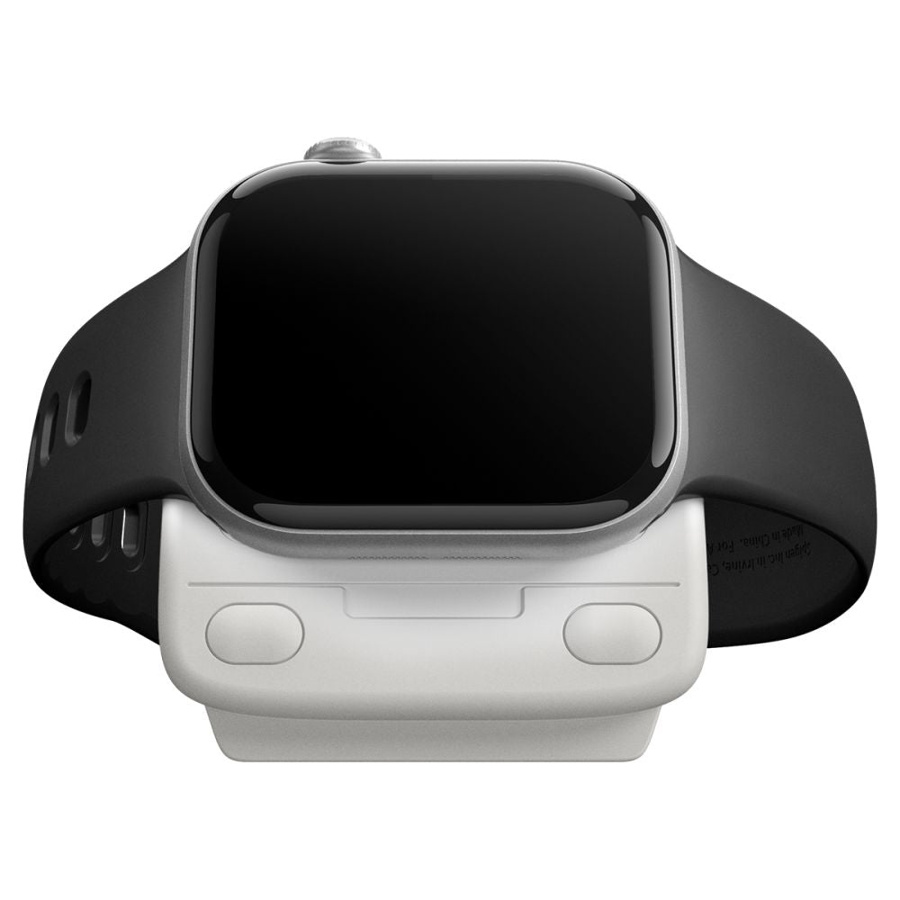 Spigen C1 Classic-støtte for trådløs lader til Apple Watch Series, Grå AMP09340