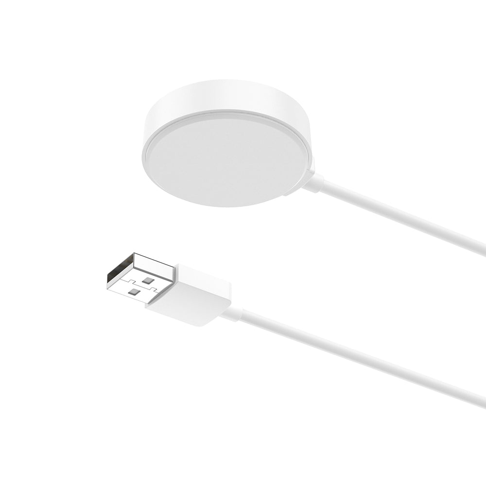 Trådløs lader Techsuit THC1 for Huawei Watch Series, USB-A, Hvit