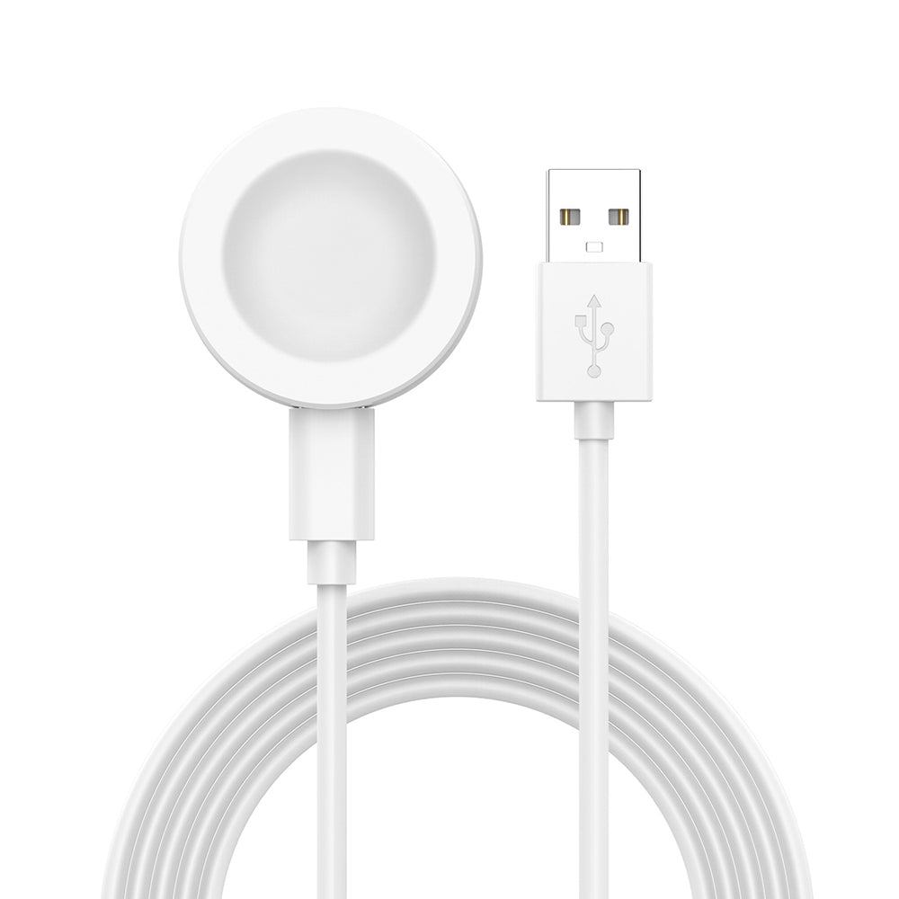 Trådløs lader Techsuit THC2 for Huawei Watch Series, USB-A, Hvit