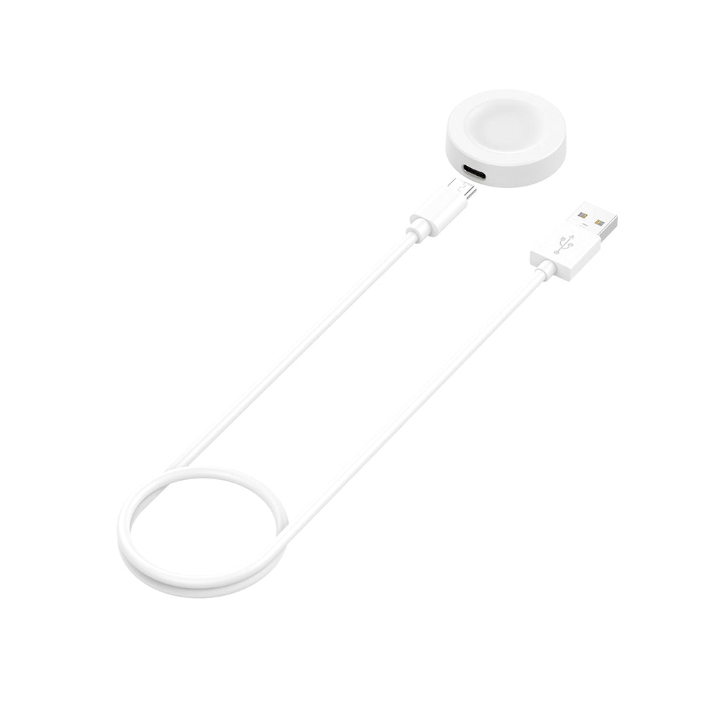 Trådløs lader Techsuit THC2 for Huawei Watch Series, USB-A, Hvit