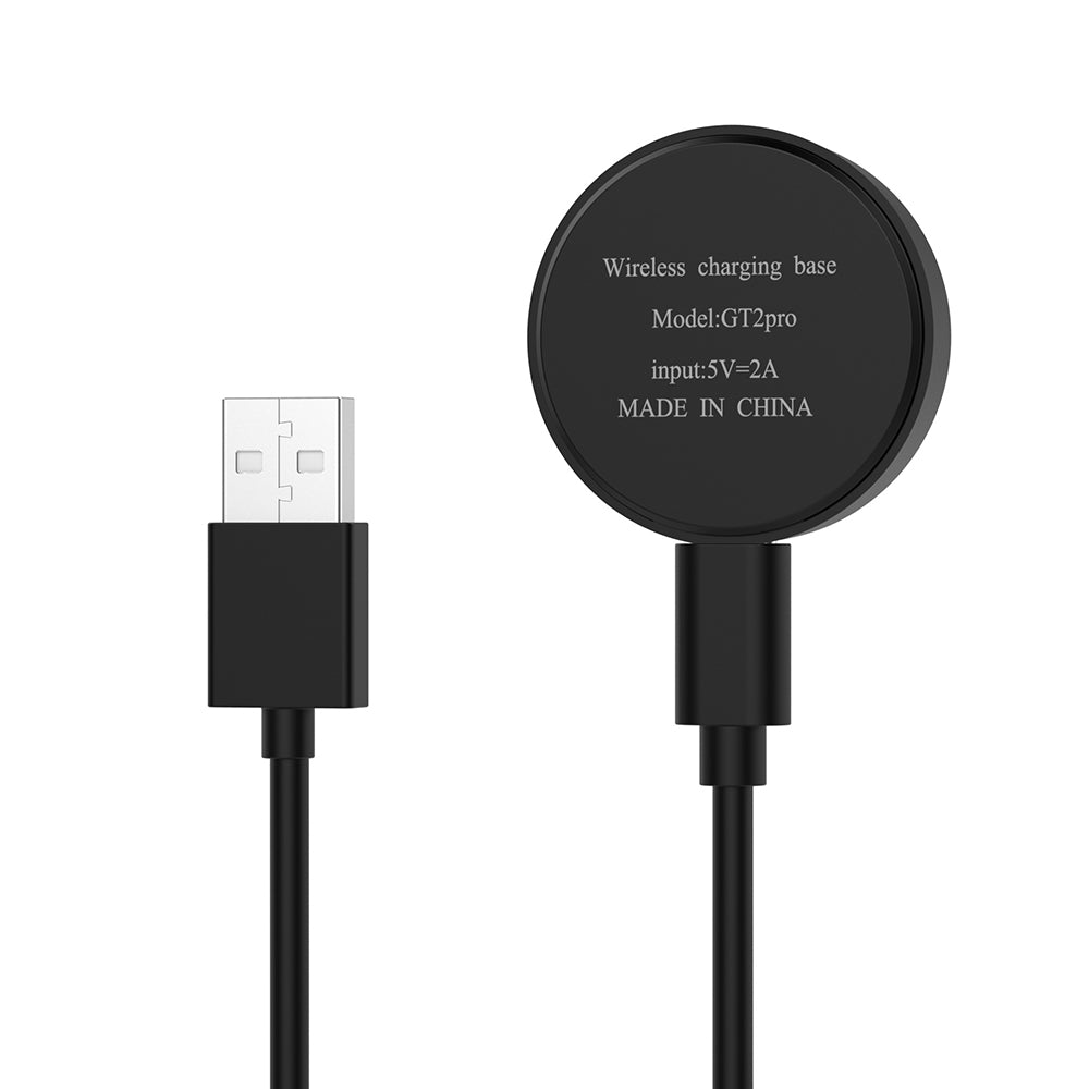 Trådløs lader Techsuit THC2 for Huawei Watch Series, USB-A, Hvit