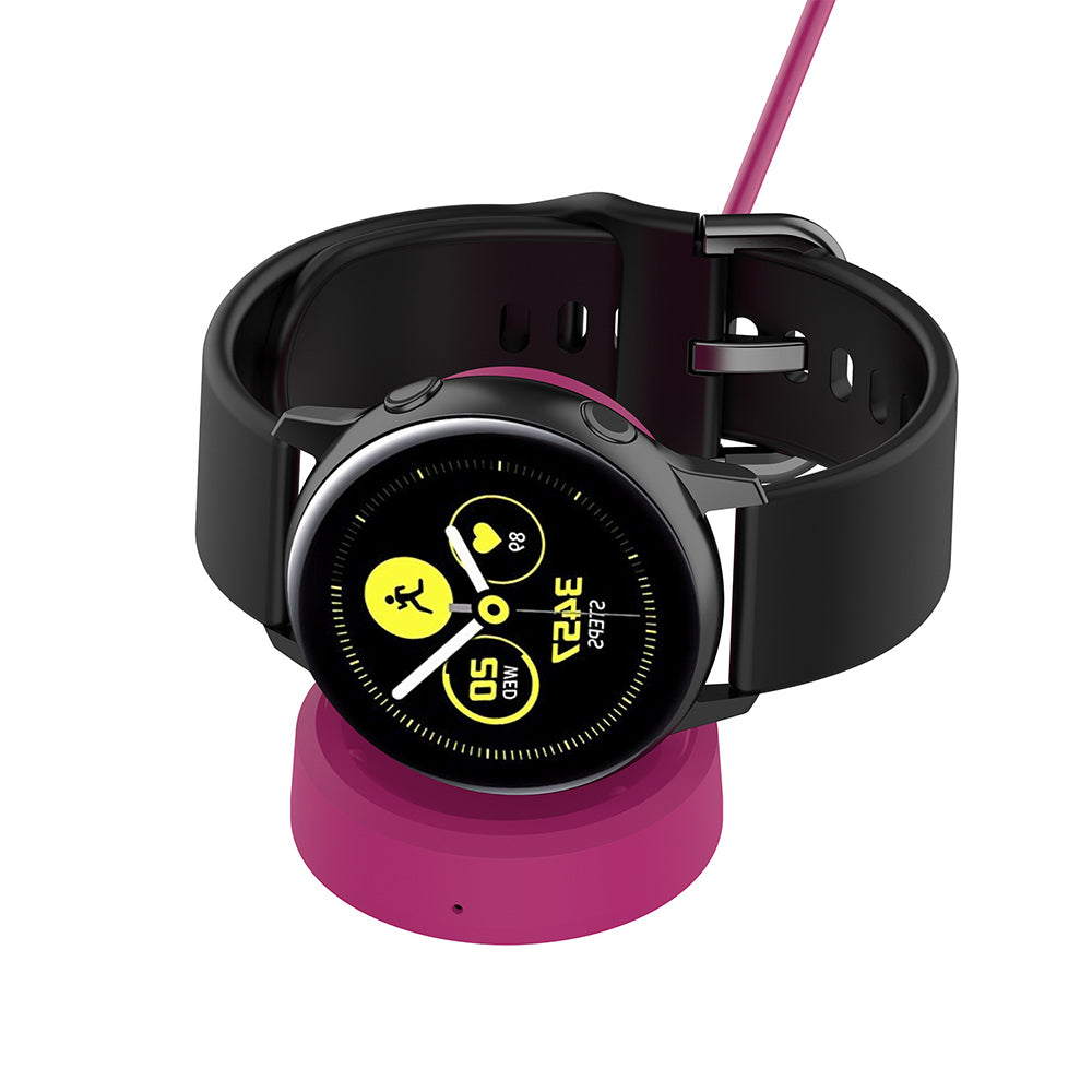 Trådløs Lader Techsuit TSC3 for Samsung Galaxy Watch Series, USB-A, Svart