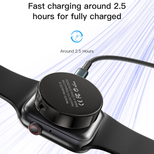 Trådløs lader Yesido DS18 for Apple Watch Series, Svart