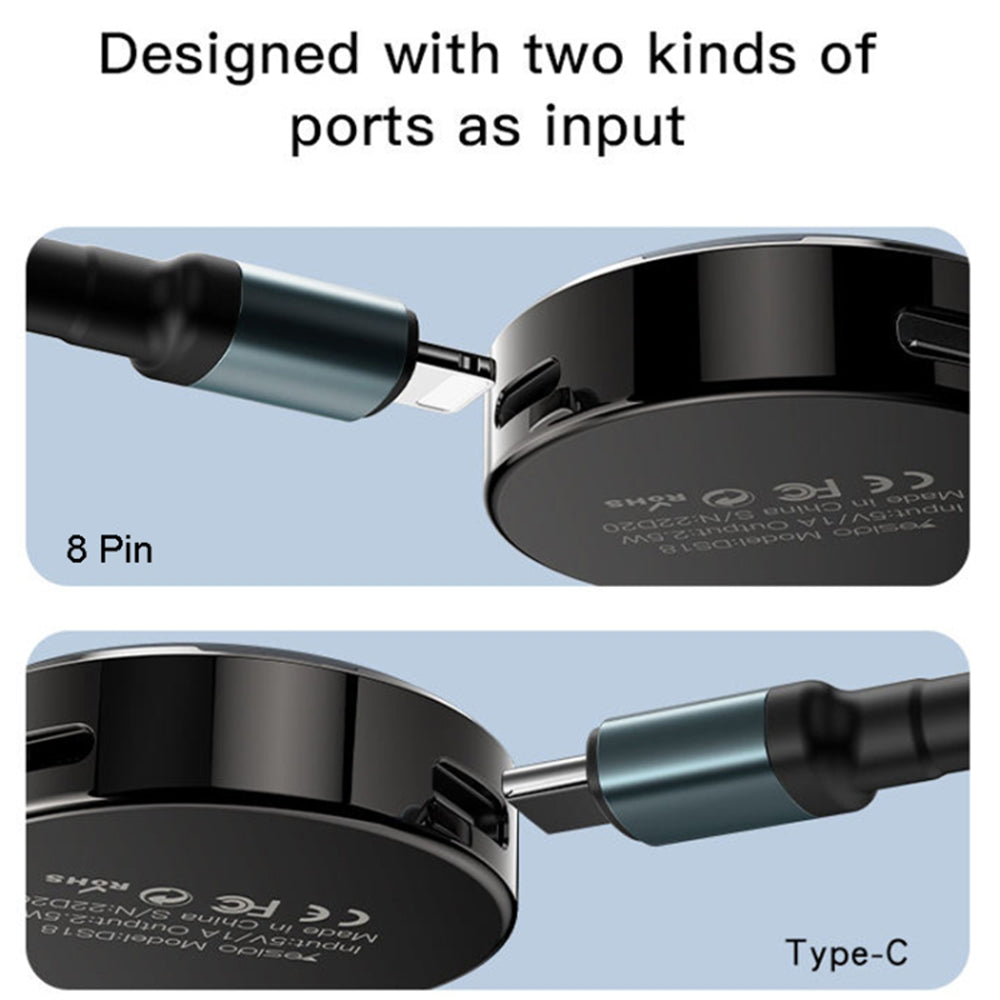 Trådløs lader Yesido DS18 for Apple Watch Series, Svart