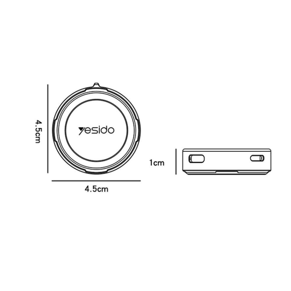 Trådløs lader Yesido DS18 for Apple Watch Series, Svart