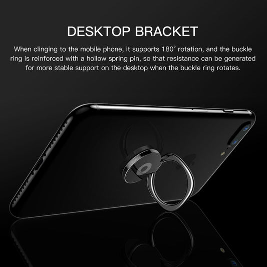 Baseus Privity Ring Holder, Universal, Sølv SUMQ-0S