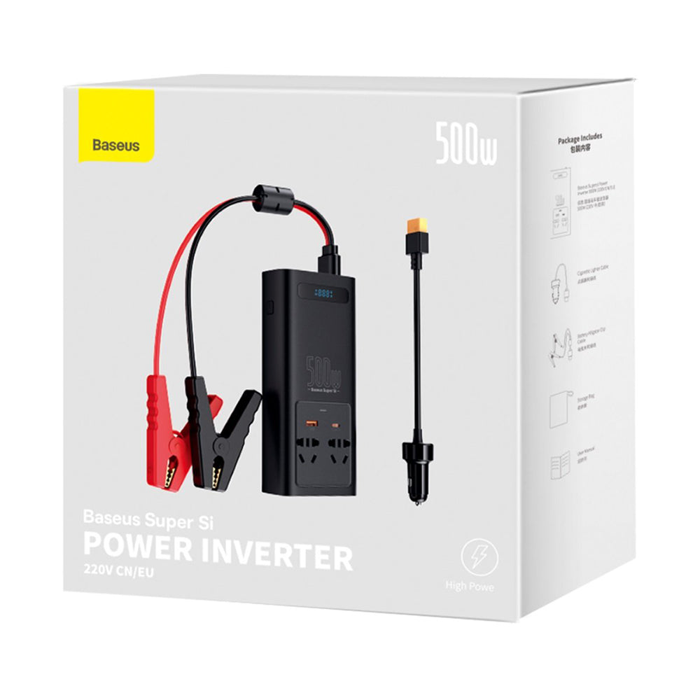 Baseus Elektrisk Bilinverter, 500W CGNB000101
