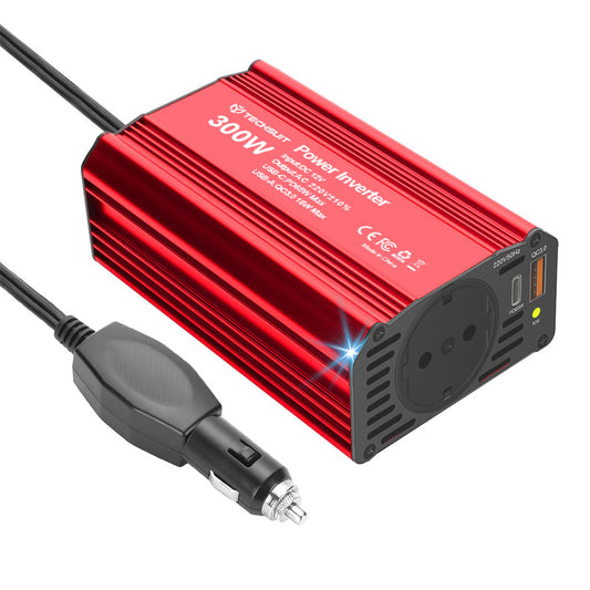 Elektrisk bilinverter Techsuit FlexiCarVolt, 300W