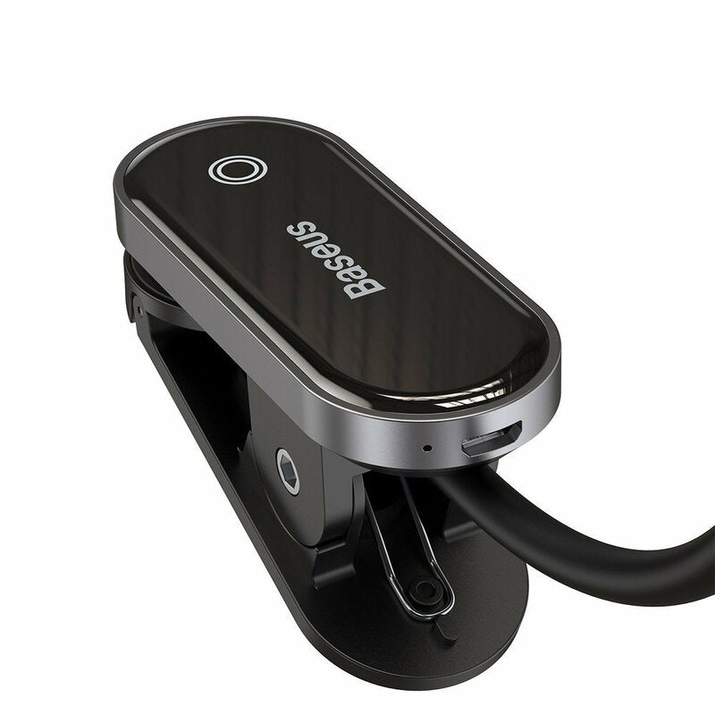 Baseus Comfort Reading Mini Clip LED-skrivebordslampe, Grå DGRAD-0G