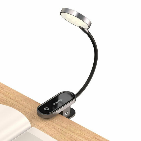 Baseus Comfort Reading Mini Clip Led skrivebordslampe, grå DGRAD-0G