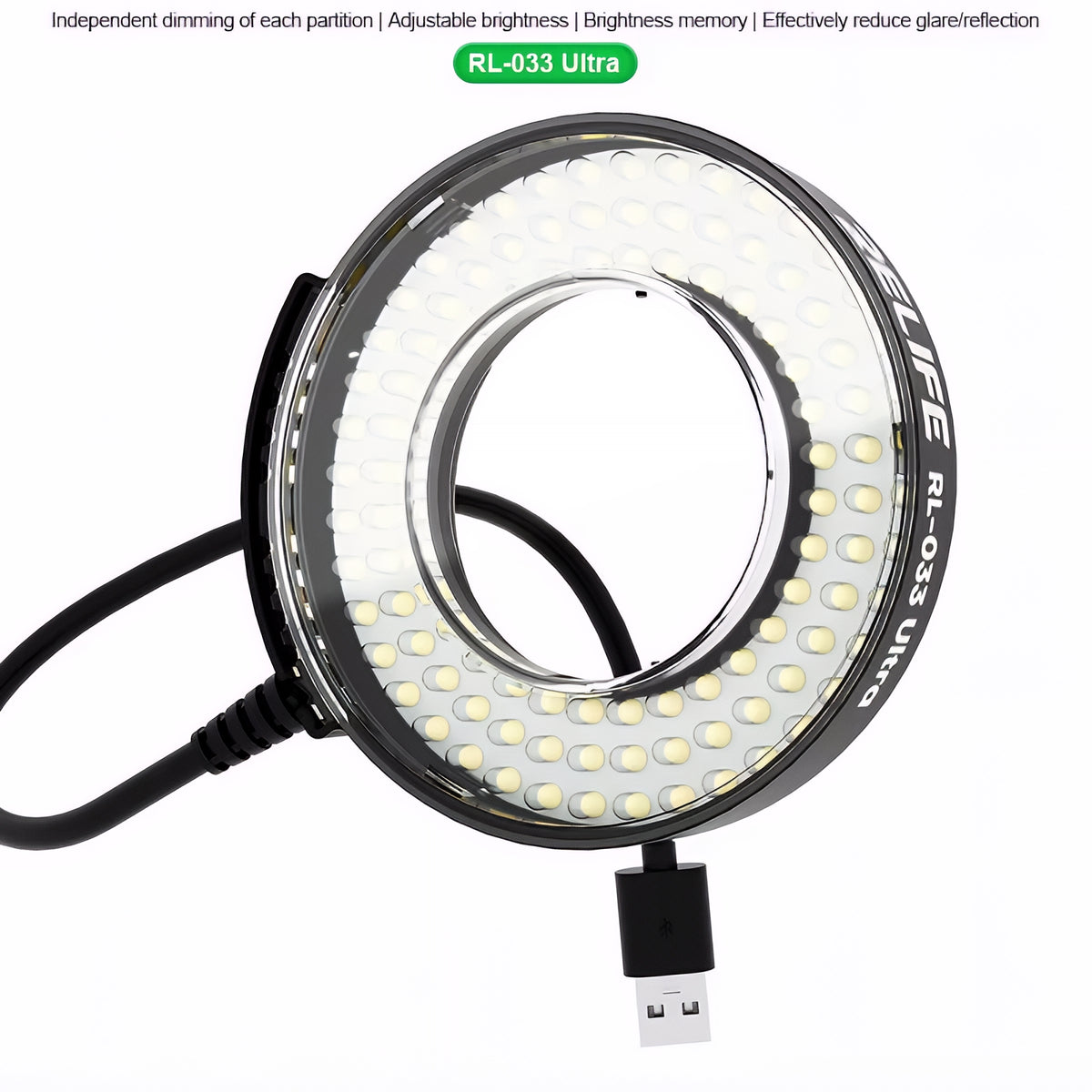 Relife RL-033 Ultra lampe for mikroskop, svart