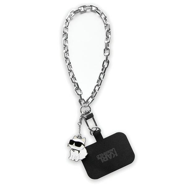 Karl Lagerfeld Choupette Telefonnøkkelring, Sølv