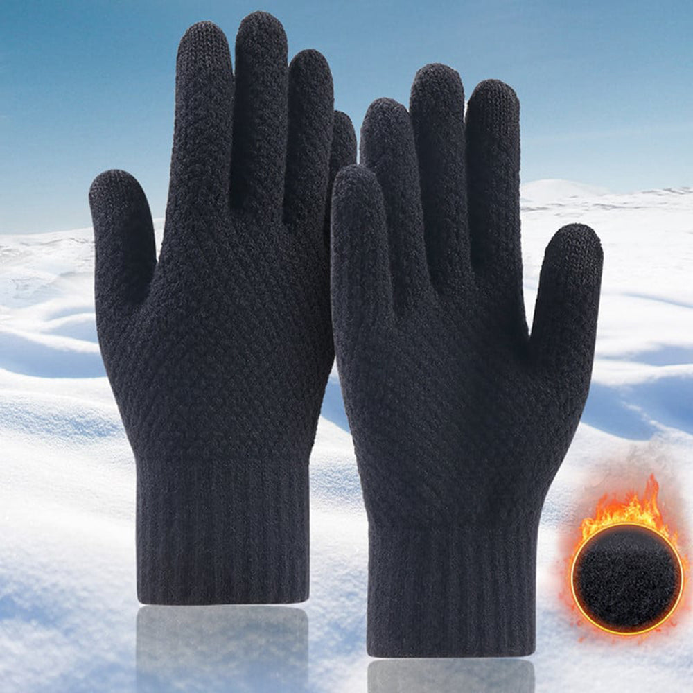 Vinterhansker med berøringsfunksjon for menn Techsuit ST0013, størrelse 22 cm, grå