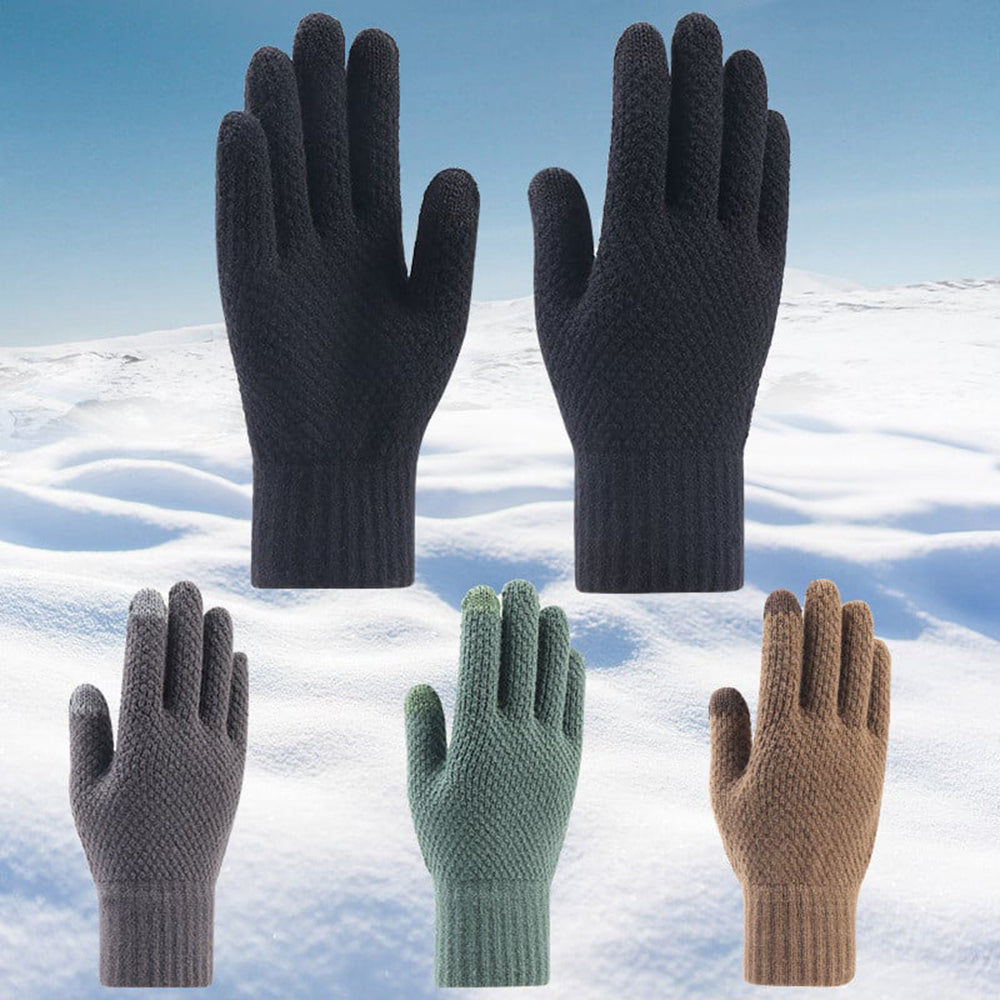 Vinterhansker med berøringsfunksjon for menn Techsuit ST0013, størrelse 22 cm, grå