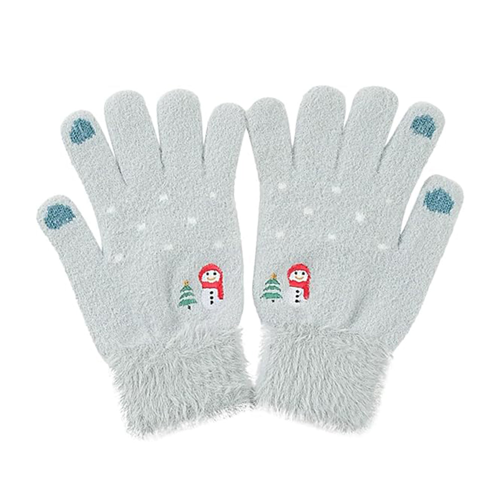 Vinterhansker med berøringsfunksjon for dame Techsuit ST0011, størrelse 17 cm, blå