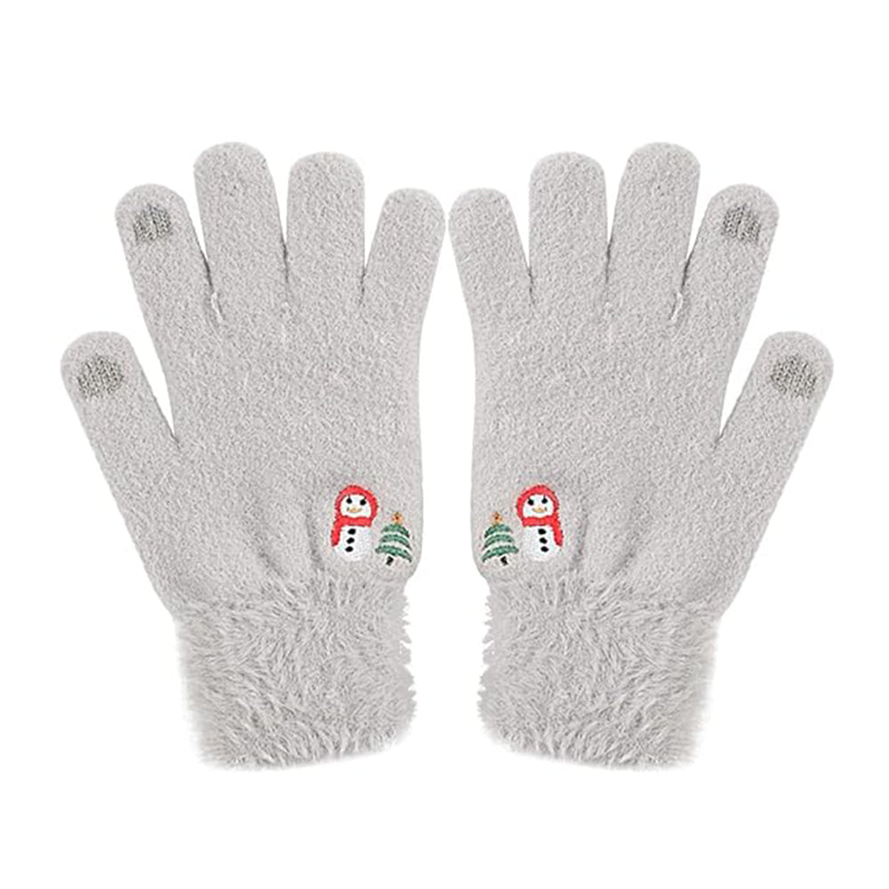 Vinterhansker med berøringsfunksjon for dame Techsuit ST0011, størrelse 17 cm, grå