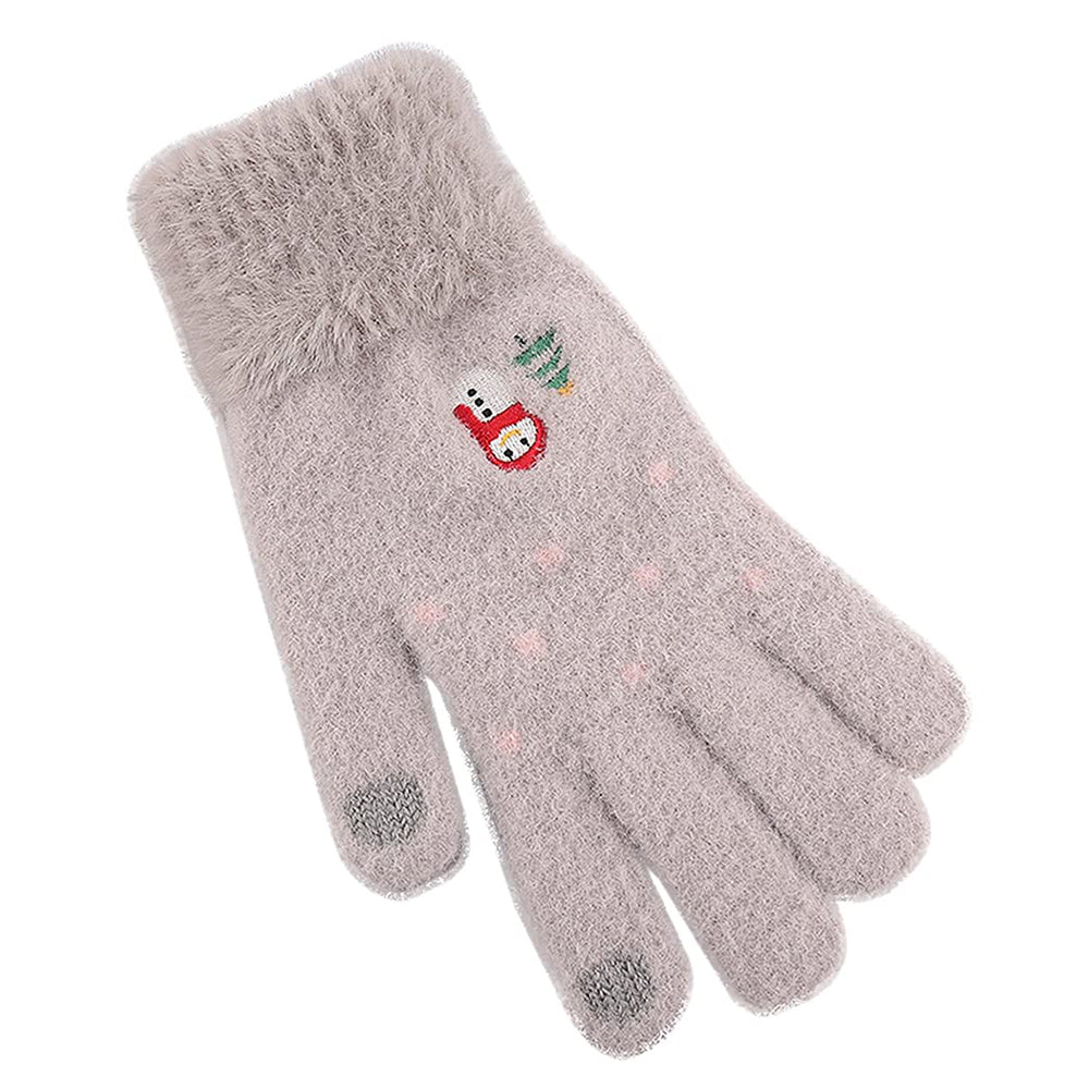 Vinterhansker med berøringsfunksjon for dame Techsuit ST0011, størrelse 17 cm, grå