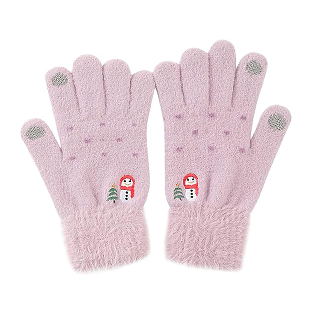 Vinterhansker med berøringsfunksjon for dame Techsuit ST0011, størrelse 17 cm, lilla