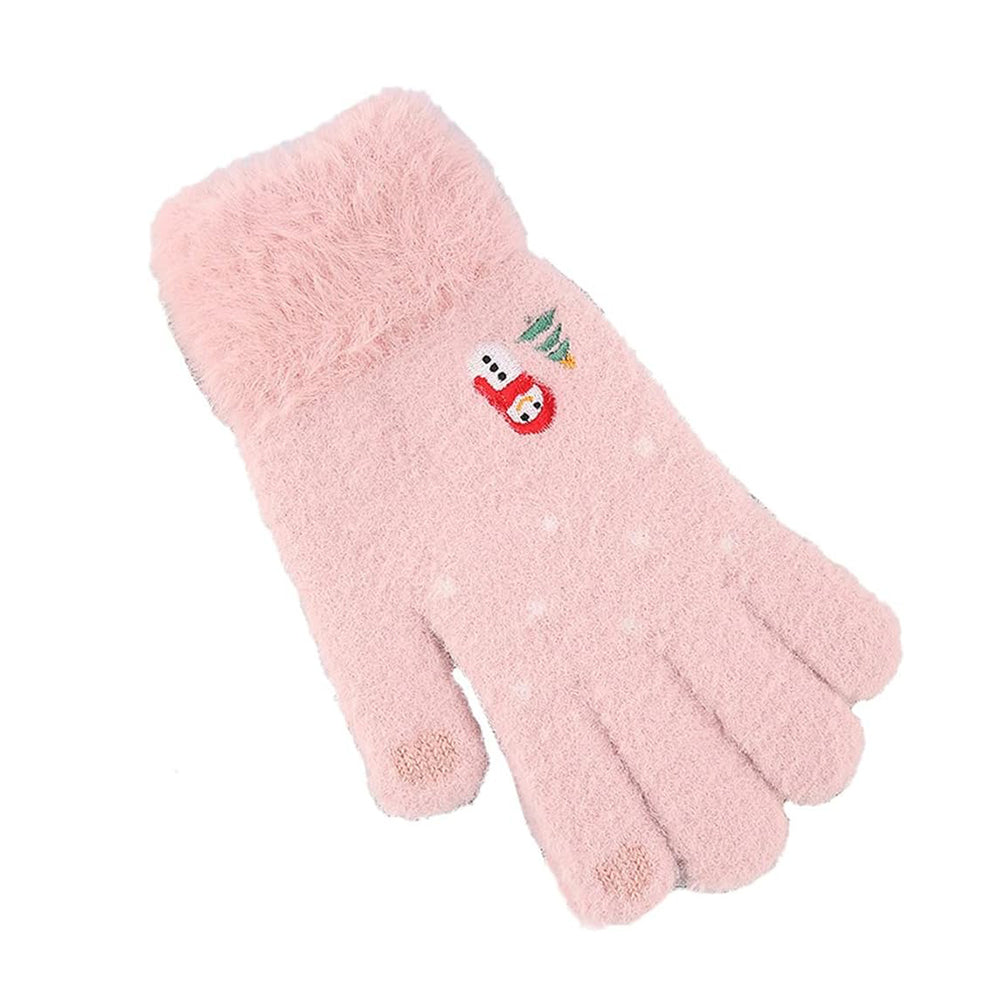 Vinterhansker med berøringsfunksjon for dame Techsuit ST0011, størrelse 17 cm, rosa