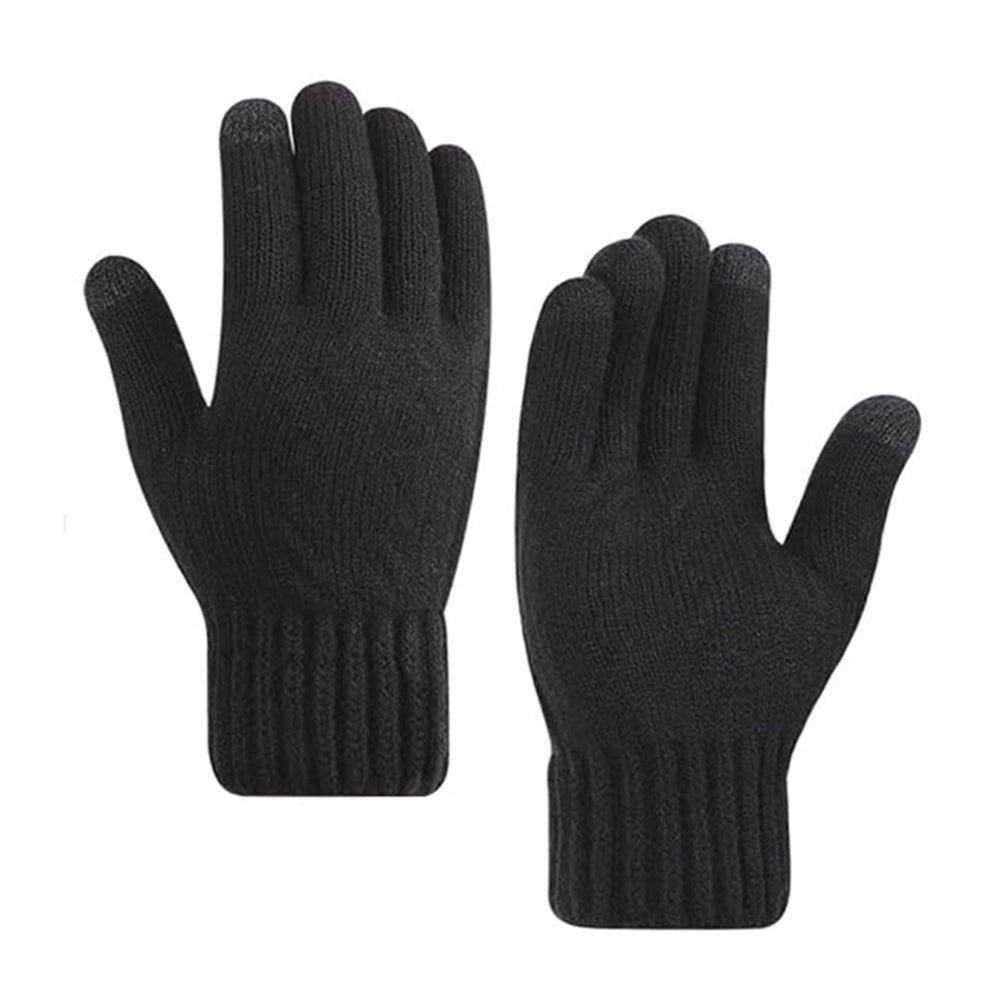 Vinterhansker med berøringsfunksjon for dame Techsuit ST0015, størrelse 17 cm, svart