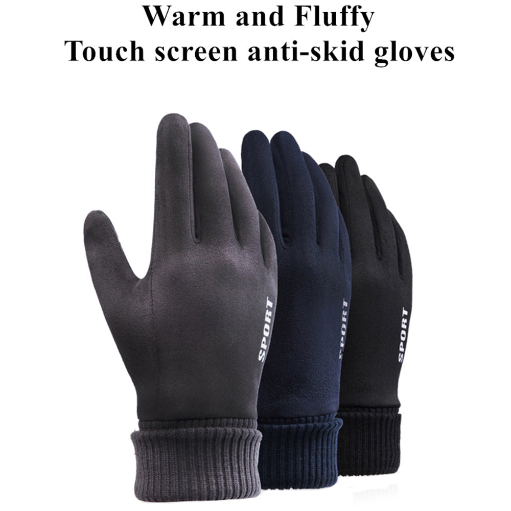 Unisex vinterhansker med berøringsfunksjon Techsuit ST0010, universell størrelse, svart