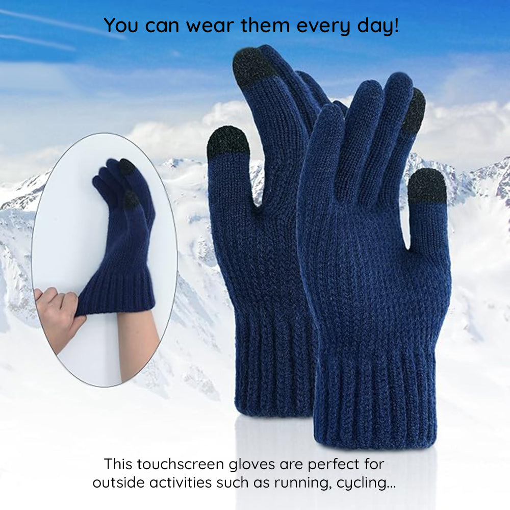 Unisex vinterhansker med berøringsfunksjon Techsuit ST0012, størrelse 22 cm, grå