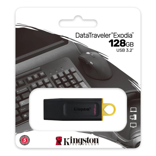 Ekstern USB-A 3.2 Kingston DT Exodia, 128 GB DTX/128 GB